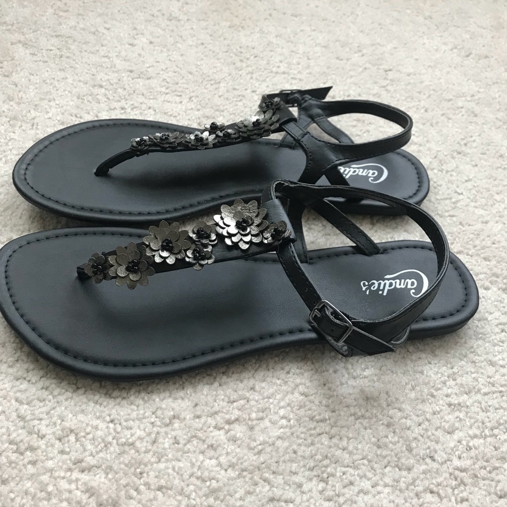 Candie’s flip flops